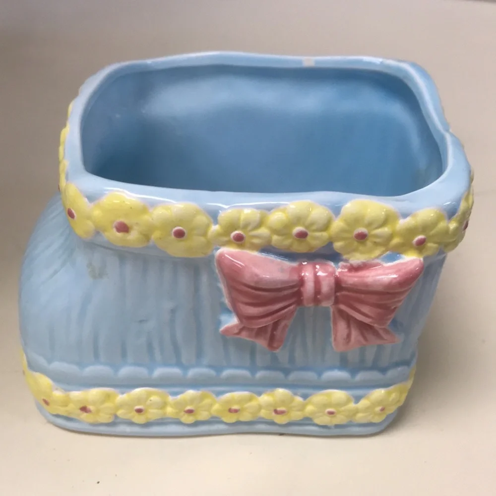 Pair of Vintage‎ Baby Bootie Planters